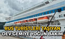 Rus turistleri taşıyan dev gemiye yoğun bakım
