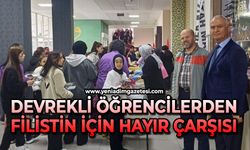 Devrekli öğrencilerden Filistin için hayır çarşısı