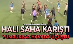 Halı saha maçı kavgayla bitti