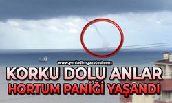 Hortum paniği yaşandı