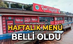 Haftalık menü belli oldu