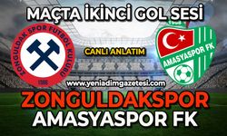 Zonguldakspor-Amasya FK karşılaşmasında ikinci gol sesi