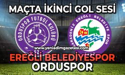 Ereğli Belediyespor-Orduspor karşılaşmasında ikinci gol sesi