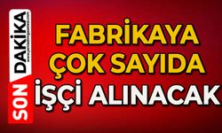 Fabrikaya çok sayıda işçi alınacak