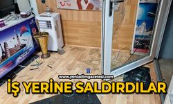 İş yerine saldırdılar