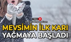 Mevsimin ilk karı düştü