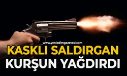 Kasklı saldırganların iş yerine kurşun yağdırdığı