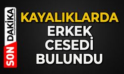 Kayalıklarda erkek cesedi bulundu