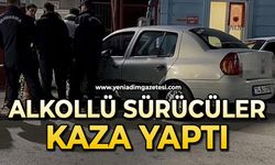 Alkollü sürücüler kaza yaptı: Yaralılar var