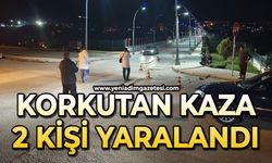 Motosiklet ile hafif ticari araç çarpıştı: 2 yaralı