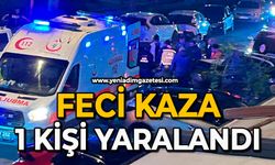 Feci kaza: 1 kişi yaralandı