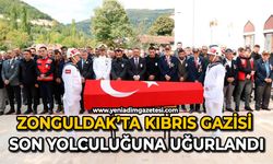 Zonguldak’ta Kıbrıs Gazisi son yolculuğuna uğurlandı