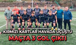 Kırmızı kartlar havada uçuştu: Maçta 3 gol çıktı