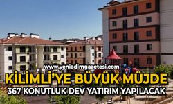 Kilimli'ye büyük müjde: 367 konutluk dev yatırım yapılacak