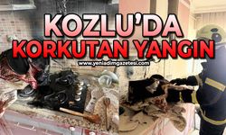 Kozlu'da korkutan yangın