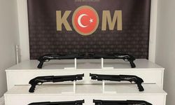 Kaçak silah operasyonunda 6 pompalı tüfek ele geçirildi