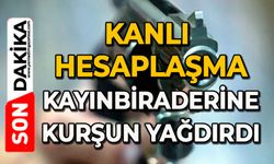 Kanlı hesaplaşma: Kayınbiraderine kurşun yağdırdı