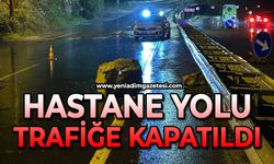 Hastaneye gideceklerin dikkatine: Yol trafiği kapatıldı