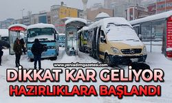 Dikkat Kar geliyor: Hazırlıklara başlandı