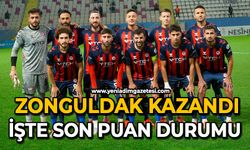 Zonguldak kazandı: İşte son puan durumu