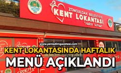 Kent lokantasında haftalık menü açıklandı