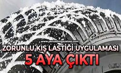 Zorunlu kış lastiği uygulaması 5 aya çıktı