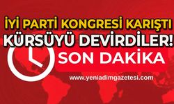 İYİ Parti Kongresi karıştı: Kürsüyü devirdiler