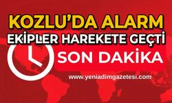 Kozlu’da alarm: Ekipler harekete geçti