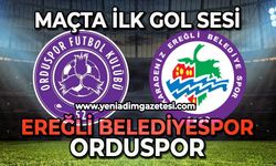 Ereğli Belediyespor-Orduspor karşılaşmasında ilk gol sesi