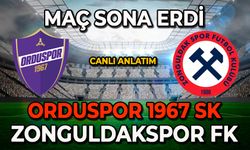 Orduspor 1967 –Zonguldakspor karşılaşma sona erdi