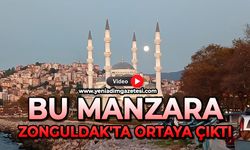 Bu manzara Zonguldak'ta ortaya çıktı