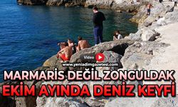Marmaris değil Zonguldak: Ekim ayında deniz keyfi