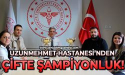uzunmehmet hastanesi’nden çifte şampiyonluk!