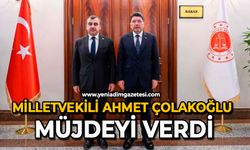 Milletvekili Ahmet Çolakoğlu müjdeyi verdi: Çaycuma’ya 16, Gökçebey’e 11 adet yapılcak.