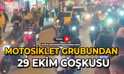Motosiklet grubundan  29 Ekim coşkusu