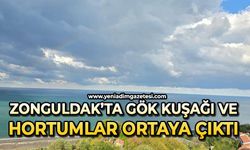 Zonguldak’ta gök kuşağı ile hortumlar ortaya çıktı