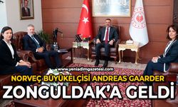 Norveç Büyükelçisi Andreas Gaarder Zonguldak’a geldi