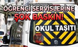 Öğrenci servislerine şok baskın!