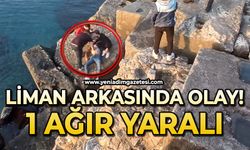 Liman arkasında olay: 1 ağır yaralı