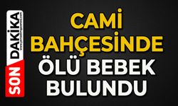 Cami bahçesinde ölü bebek bulundu