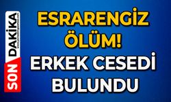 Esrarengiz ölüm: Erkek cesedi bulundu