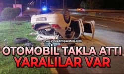 Otomobil takla attı: 3 yaralı