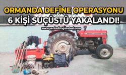 Ormanda define operasyonu: 6 kişi suçüstü yakalandı!
