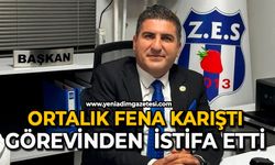 Ortalık fena karıştı: Görevinden  istifa etti