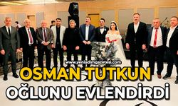 Osman Tutkun oğlunu evlendirdi