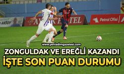 Zonguldak ve Ereğli kazandı: İşte son puan durumu