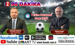 90 Dakika 6 Ekim Pazartesi KANAL Z'de