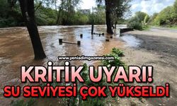 Uyarı geldi: Irmak taşmaya başladı