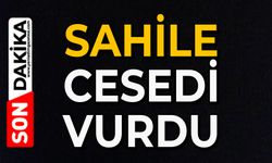 Sahile cesedi vurdu