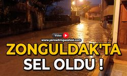 Zonguldak'ta sel oldu !